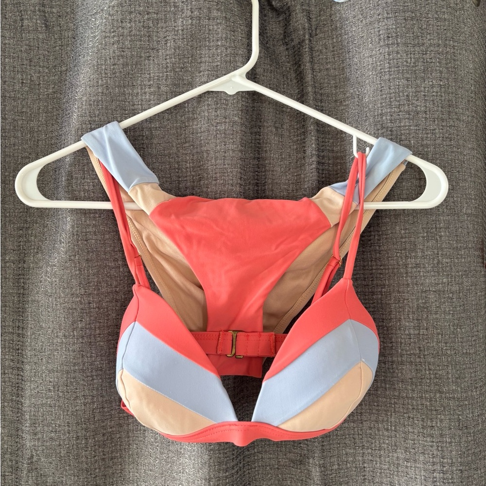 Hula Honey Coral Bikini Top
